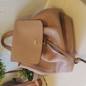 Light pink soft leather MK purse